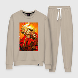 Костюм хлопковый женский Император человечества - Warhammer 40000, цвет: миндальный