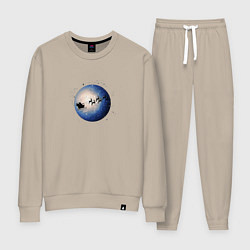 Женский костюм Санта на оленях - темный