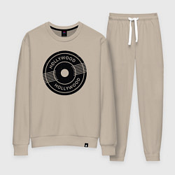 Костюм хлопковый женский Hollywood style, цвет: миндальный