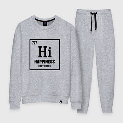 Костюм хлопковый женский Элемент счастье, цвет: меланж
