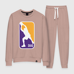 Костюм хлопковый женский Shaq attack, цвет: пыльно-розовый