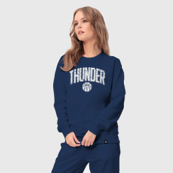 Костюм хлопковый женский Thunder, цвет: тёмно-синий — фото 2