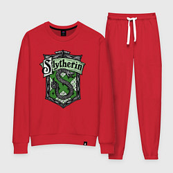 Костюм хлопковый женский Slytherin emblem, цвет: красный