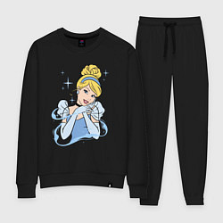 Костюм хлопковый женский Золушка - big pictures, цвет: черный
