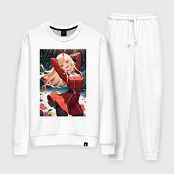 Костюм хлопковый женский Марин Китагава косплей 002 Darling in the Franxx, цвет: белый