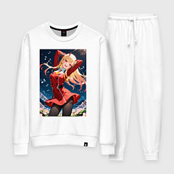 Костюм хлопковый женский Марин Китагава косплей 002 Darling in the Franxx, цвет: белый