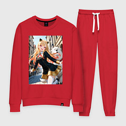 Костюм хлопковый женский Марин Китагава косплей Ани Форджер, цвет: красный