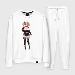 Костюм хлопковый женский Burnice White Zenless Zone Zero, цвет: белый