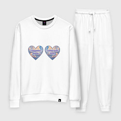 Костюм хлопковый женский О воздушная стихия, цвет: белый