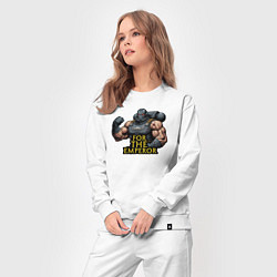 Костюм хлопковый женский За императора Warhammer 40k, цвет: белый — фото 2