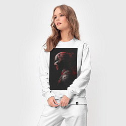 Костюм хлопковый женский Deadpool, цвет: белый — фото 2