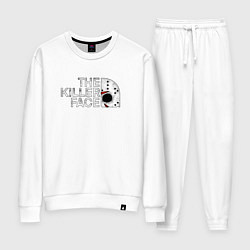 Костюм хлопковый женский The killer face jason, цвет: белый