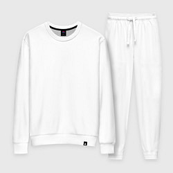 Костюм хлопковый женский Новая надежда, цвет: белый