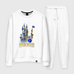Костюм хлопковый женский Heroes of might and magic 3 Tower, цвет: белый