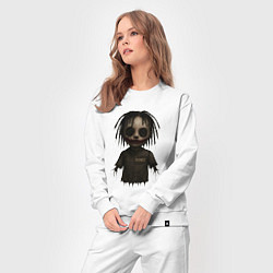 Костюм хлопковый женский Bones хоррор кукла, цвет: белый — фото 2