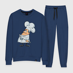 Костюм хлопковый женский Мистер шеф, цвет: тёмно-синий