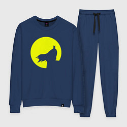Костюм хлопковый женский Batman circle, цвет: тёмно-синий