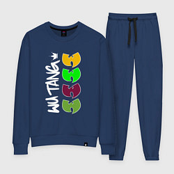 Костюм хлопковый женский Wu-Tang king, цвет: тёмно-синий