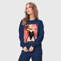 Костюм хлопковый женский Марин Китагава в костюме кролика, цвет: тёмно-синий — фото 2