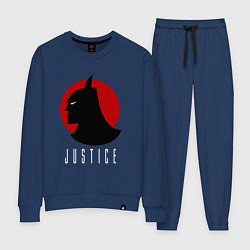 Костюм хлопковый женский Бэтмен - правосудие, цвет: тёмно-синий