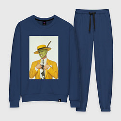 Костюм хлопковый женский Маска - Джим Керри, цвет: тёмно-синий