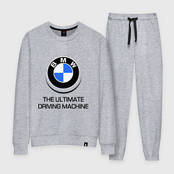 Костюм хлопковый женский BMW Driving Machine, цвет: меланж