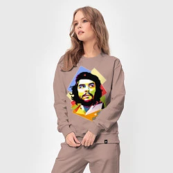 Костюм хлопковый женский Che Guevara Art, цвет: пыльно-розовый — фото 2