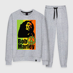 Костюм хлопковый женский Bob Marley: Jamaica, цвет: меланж