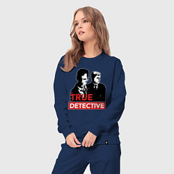 Костюм хлопковый женский True Detective, цвет: тёмно-синий — фото 2