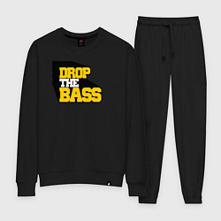 Костюм хлопковый женский DROP THE BASS Old School, цвет: черный