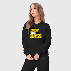 Костюм хлопковый женский DROP THE BASS Old School, цвет: черный — фото 2