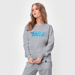 Костюм хлопковый женский Need for speed, цвет: меланж — фото 2