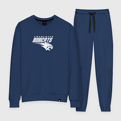 Костюм хлопковый женский Charlotte Bobcats, цвет: тёмно-синий