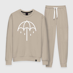 Костюм хлопковый женский BMTH Symbol, цвет: миндальный