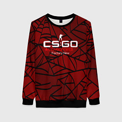 Женский свитшот Cs:go - Crimson Web Style Factory New Кровавая пау