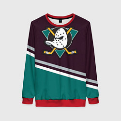 Свитшот женский Anaheim Ducks, цвет: 3D-красный