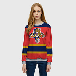 Свитшот женский Florida Panthers, цвет: 3D-меланж — фото 2