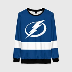 Свитшот женский Tampa Bay Lightning, цвет: 3D-черный