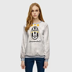 Свитшот женский Juventus3, цвет: 3D-меланж — фото 2