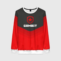 Свитшот женский Gambit Gaming Uniform, цвет: 3D-белый