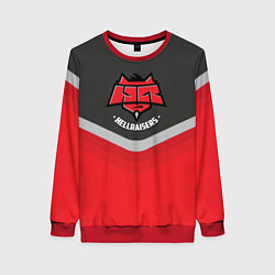 Свитшот женский HellRaisers Uniform, цвет: 3D-красный