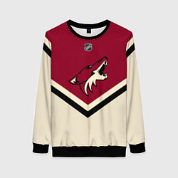 Свитшот женский NHL: Arizona Coyotes, цвет: 3D-черный