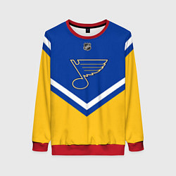 Свитшот женский NHL: St. Louis Blues, цвет: 3D-красный