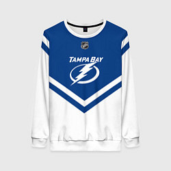 Свитшот женский NHL: Tampa Bay Lightning, цвет: 3D-белый
