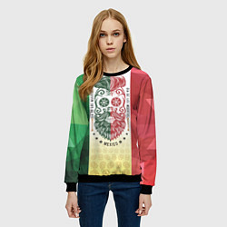 Свитшот женский Мексика, цвет: 3D-черный — фото 2