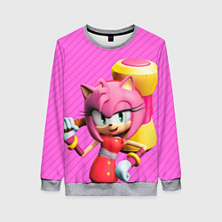 Свитшот женский Amy Rose, цвет: 3D-меланж
