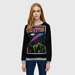 Свитшот женский Led Zeppelin: Angel Poster, цвет: 3D-меланж — фото 2