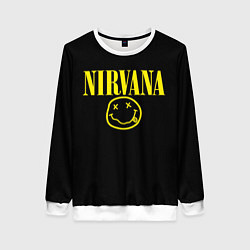 Свитшот женский Nirvana Rock, цвет: 3D-белый
