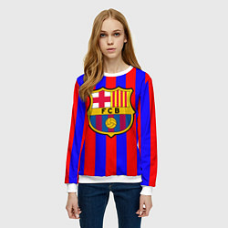 Свитшот женский Barca FCB Club, цвет: 3D-белый — фото 2