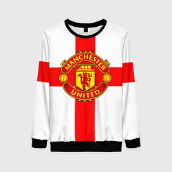 Свитшот женский Manchester Utd: England, цвет: 3D-черный
